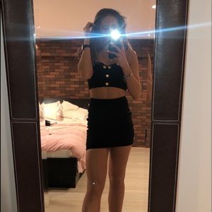 Black two piece set